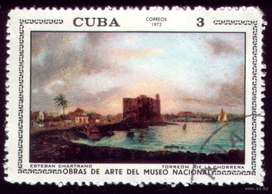 1 марка 1972 год Куба Живопись