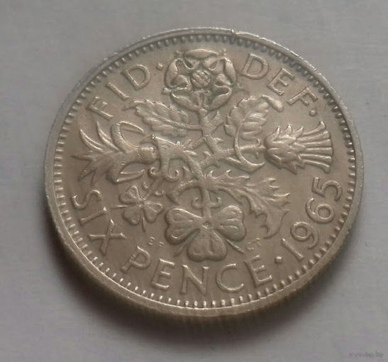 6 пенсов, Великобритания 1965 г.