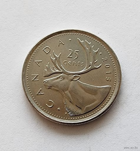 Канада 25 центов, 2015