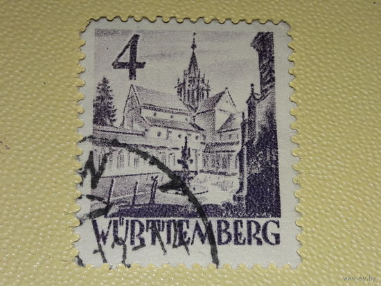 Германия 1947, 1948, 1949 Французская зона оккупации. Вюртемберг