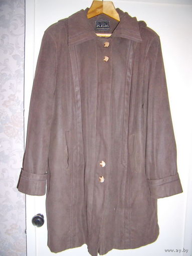 Куртка с капюшоном на замке, удлиненная, р.50-52