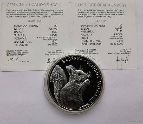 20 рублей 2009 г. Белка