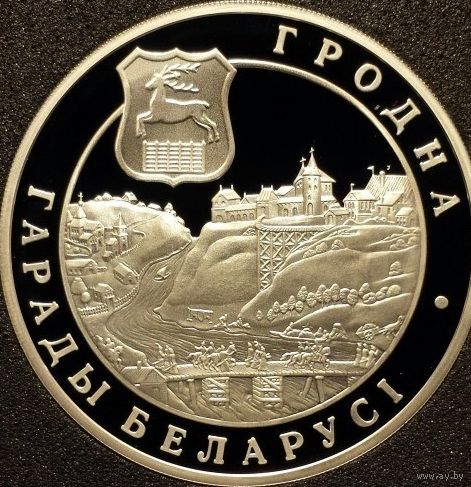 Гродно 20 рублей серебро 2005