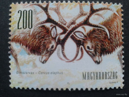 Венгрия 2001 олени