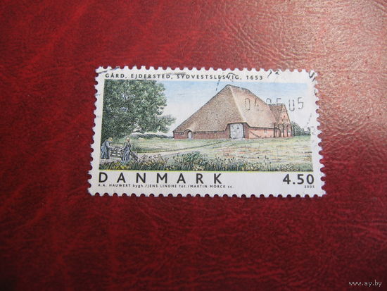 Марка Датские дома 2005 год Дания