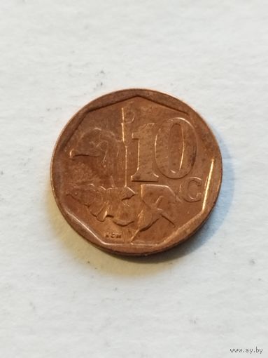ЮАР 10 центов 2017
