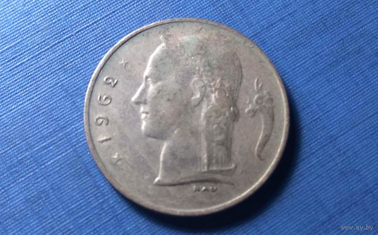 1 франк 1962 BELGIQUE. Бельгия. (2)