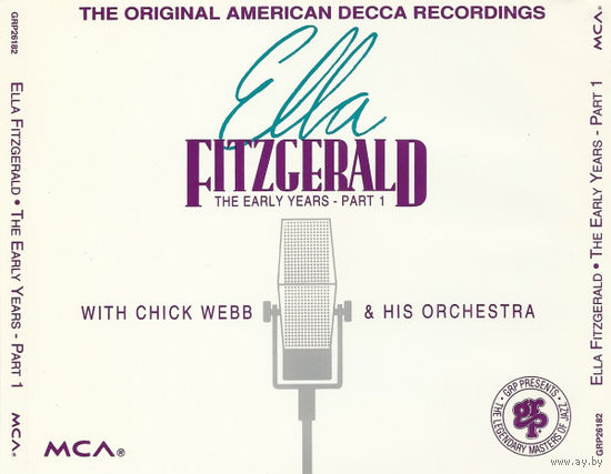 Audio CD, Ella Fitzgerald With Chick Webb & His Orchestra, The Early Years - Part 1,2 (4 CD's Box set + books) 1992,1993