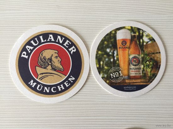 Подставка под пиво Paulaner No 45