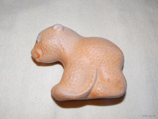 Мишка СССР, медведь - резиновая игрушка СССР, пищалка, старая резина