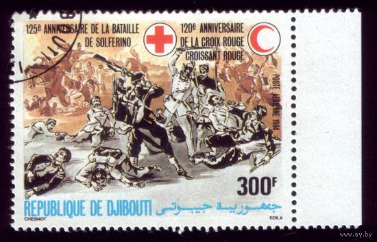 1 марка 1984 год Джибути 412