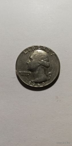 США 25cent 1969 D