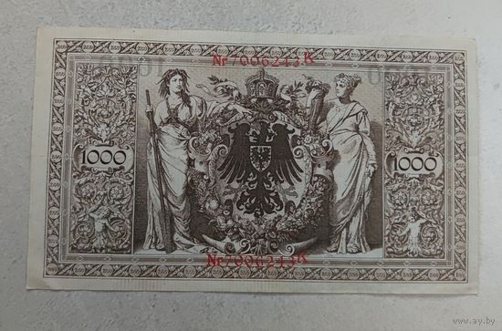 1000 марок 1910 год Германия