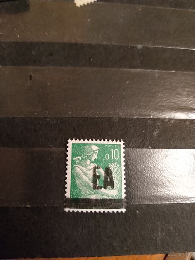 1962 Алжир надпечатка ЕА "государство Алжир" чистая клей MNH**  (4-9)