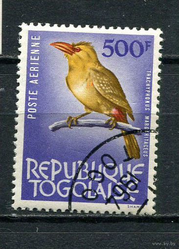 Того - 1964/1965 - Птица 500Fr - [Mi.406] - 1 марка. Гашеная.  (Лот 75EK)-T7P17