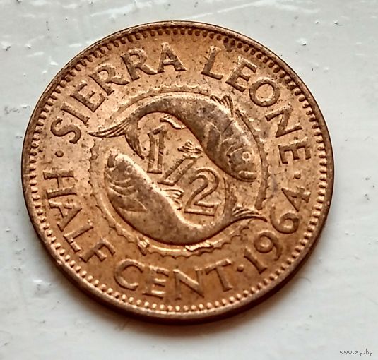 Сьерра-Леоне 1/2 цента, 1964 1-8-23