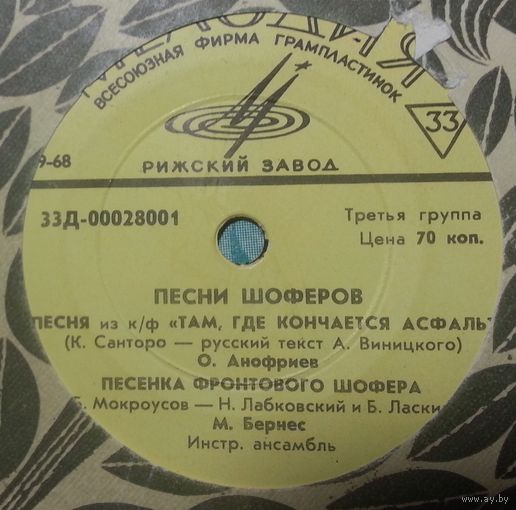 Военные песни марк бернес песенка фронтового шофёра скачать