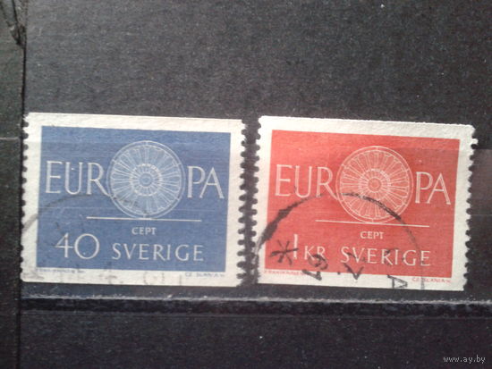 Швеция 1960 Европа Полная серия