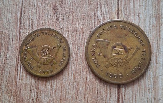 Польские почтовый жетоны 1990 (A и C)