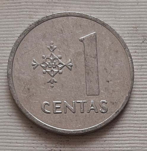 1 цент 1991 г. Литва