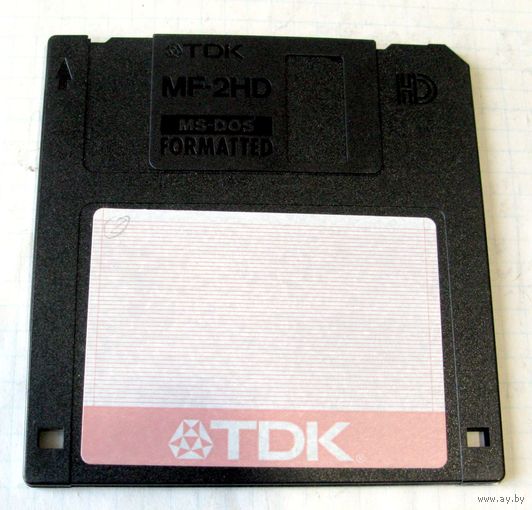 Дискета 3.5 дюйма - TDK MF-2HD, ms-dos, 1.44Mb (Floppy Disk)