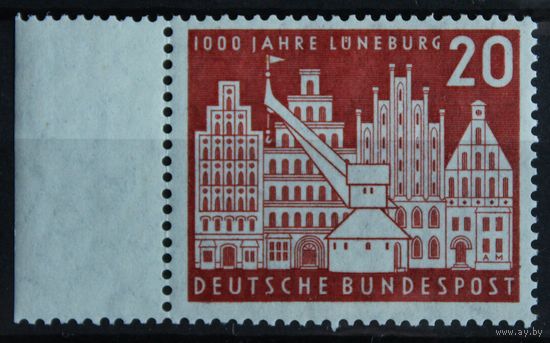1000 лет Люнебургу, Германия, 1956 год, 1 марка