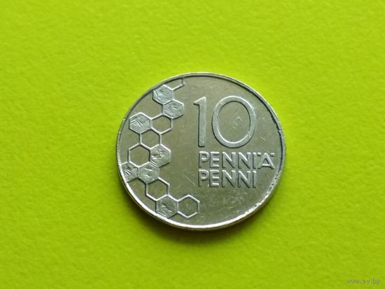 Финляндия. 10 пенни 2000. (1).