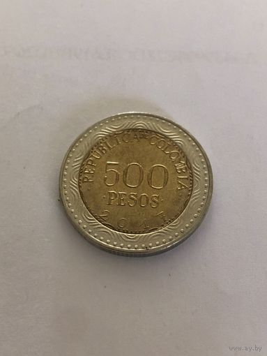 500 песо, 2017 г., Колумбия