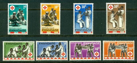 Руанда. 1963.. Медицина. Красный Крест