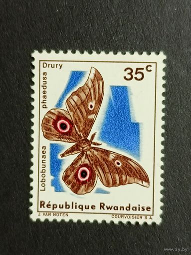 Руанда 1966. Бабочки