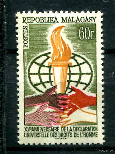 Мадагаскар - 1963г. - Всеобщая декларация прав человека - полная серия, MNH [Mi 518] - 1 марка