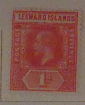 Король Эдуард VII. Ливардские острова (Leeward Islands) или Подветренные острова. Дата выпуска: 1907