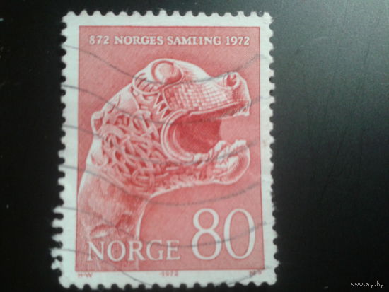 Норвегия 1972 головное украшение драккара викингов