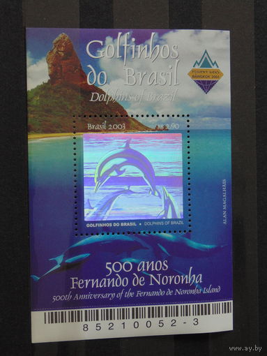 Бразилия 2003 г. Дельфины.