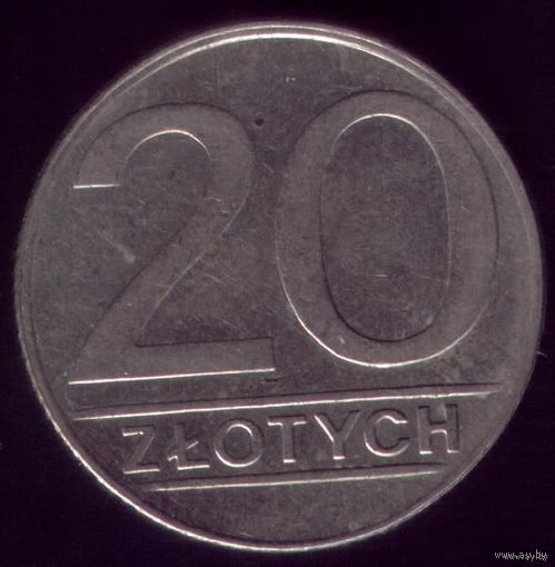 20 Злотых 1989 год Польша