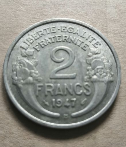 РАСПРОДАЖА - 2 франка 1947г. Франция