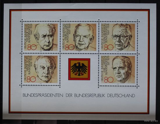 Президенты Федеративной Республики, Германия, 1982 год, блок