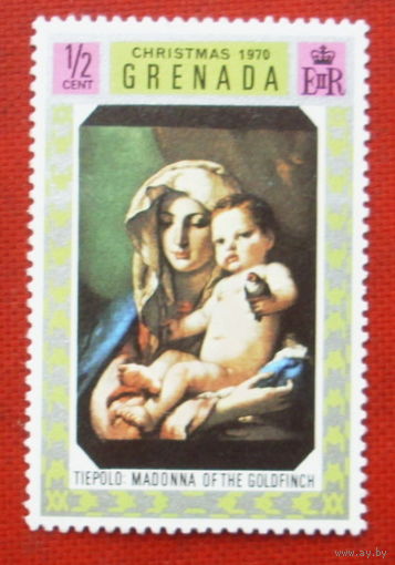 Гренада. Рождество. ( 1 марка ) 1970 года. 8-12.