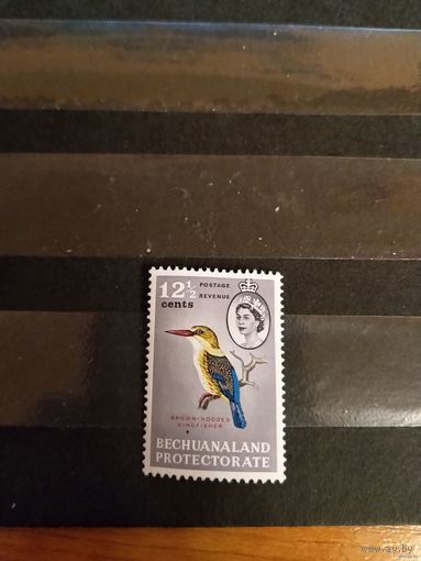 1961 британский протекторат Бечуаналенд самая дорогая марка серии чистая клей след от лёгкой наклейки фауна птица (4-4)