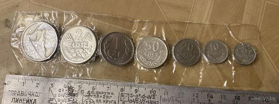 Подборка монет ПНР (7 шт)
