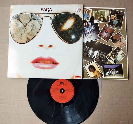 SAGA - Worlds Apart (FRANCE винил LP 1982)