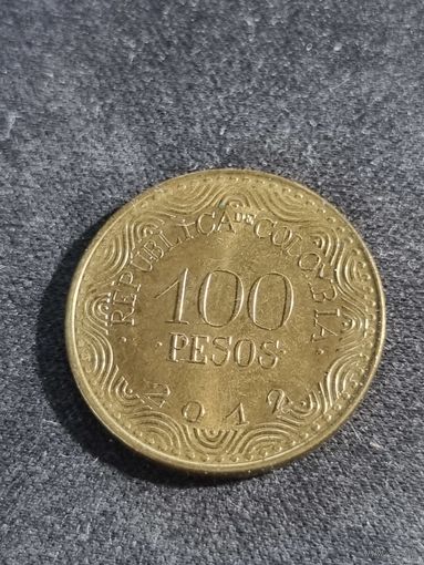 Колумбия 100 песо 2012 UNC