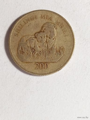 Танзания 200 шиллингов 2008 года .