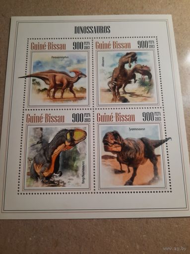 Гвинея-Биссау 2013. Динозавры. Блок