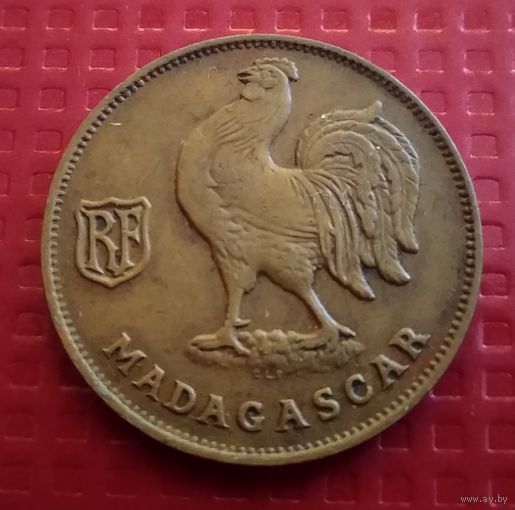 Французский Мадагаскар 1 франк 1943 г. #40318