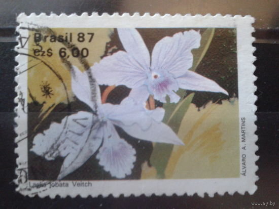 Бразилия 1987 Орхидеи