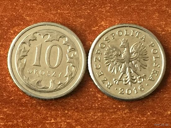 Польша, 10 грошей 2016