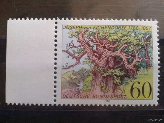 ФРГ 1988 дерево** Михель-1,4 евро