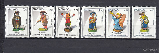 Статуэтки. Монако. 1984. 6 марок. Michel N 1653-1658 (6,5 е)