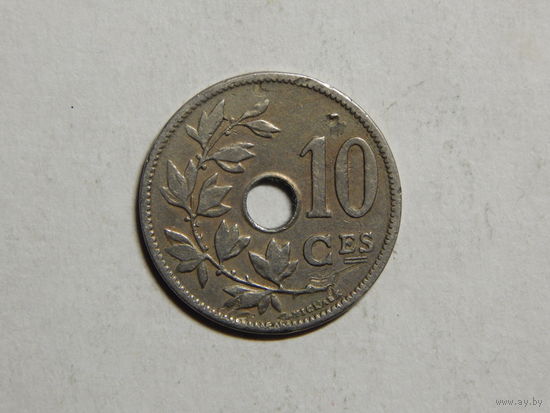 Бельгия 10 сантимов 1904г